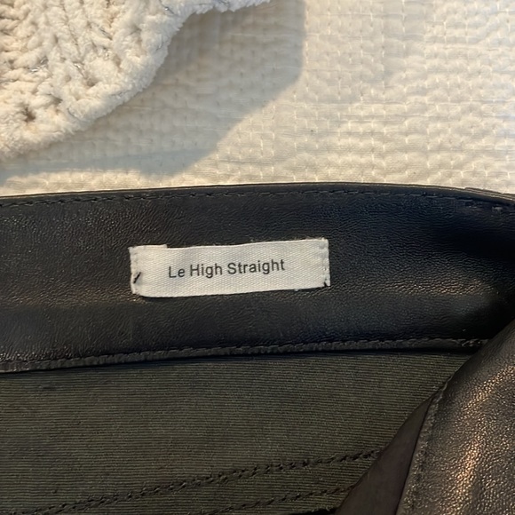 FRAME Le High Leather Pants Size 29 - Picture 7 of 12